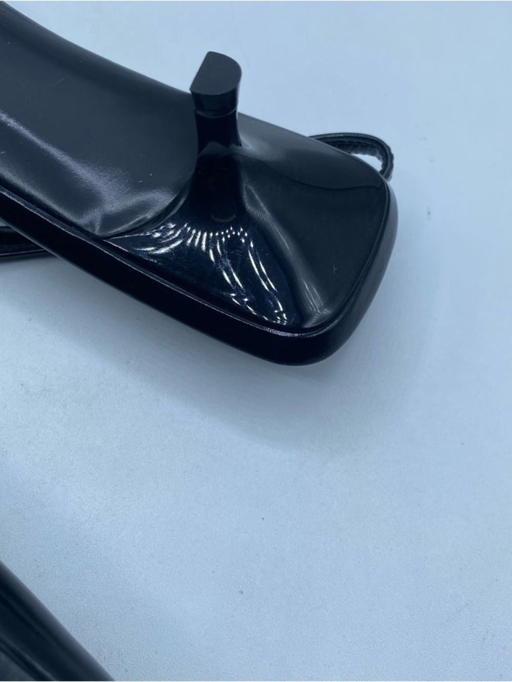 Saint Laurent Cherish Slingback Pumps with Crystal Accents - Picture 13 of 16